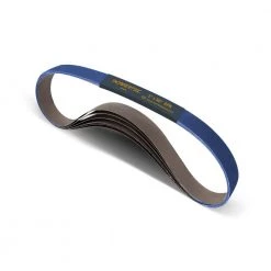 POWERTEC 1 in. x 30 in. 36-Grit Metal Grinding Zirconia Sanding Belt (6-Pack)