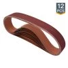 POWERTEC 2 in. x 42 in. 60/80/120/150/240/400-Grit Aluminum Oxide Sanding Belt Assortment (12-Pack) 1 POWERTEC 2 in. x 42 in. 60/80/120/150/240/400-Grit Aluminum Oxide Sanding Belt Assortment (12-Pack) -Cheap POWERTEC Store powertec power sander accessories 42420 1 64 1000