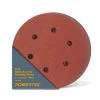 POWERTEC 6 in. 120-Grit Aluminum Oxide Hook and Loop 6-Hole Disc (25-Pack) -Cheap POWERTEC Store powertec power sander accessories 45212 64 1000