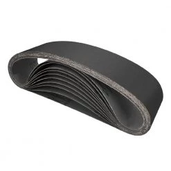 POWERTEC 4 in. x 36 in. 600-Grit Silicon Carbide Sanding Belt (3-Pack)