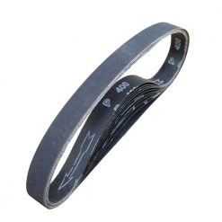 POWERTEC 1 in. x 30 in. 320-Grit Silicon Carbide Sanding Belt (10-Pack)