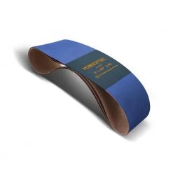 POWERTEC 6 in. x 48 in. 60-Grit Metal Grinding Zirconia Sanding Belt (3-Pack)