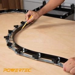 POWERTEC Flexible Curve Template -Cheap POWERTEC Store powertec router guides 71056 fa 1000