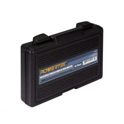 POWERTEC 10-Piece Solid Brass Template Guide Kit with Adaptor Includes 7 Router Guides and 2 Lock Nuts and Adaptor -Cheap POWERTEC Store powertec router guides 71220 4f 1000