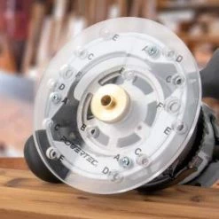 POWERTEC Router Bits Solid Brass Inlay Kit Incl. 1/8 in. Carbide Router Bit, 1/4 in. Shank, Bushing, Nut, Collar, Alignment Pin -Cheap POWERTEC Store powertec router guides 71333 4f 1000