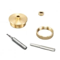 POWERTEC Router Bits Solid Brass Inlay Kit Incl. 1/8 in. Carbide Router Bit, 1/4 in. Shank, Bushing, Nut, Collar, Alignment Pin -Cheap POWERTEC Store powertec router guides 71333 c3 1000