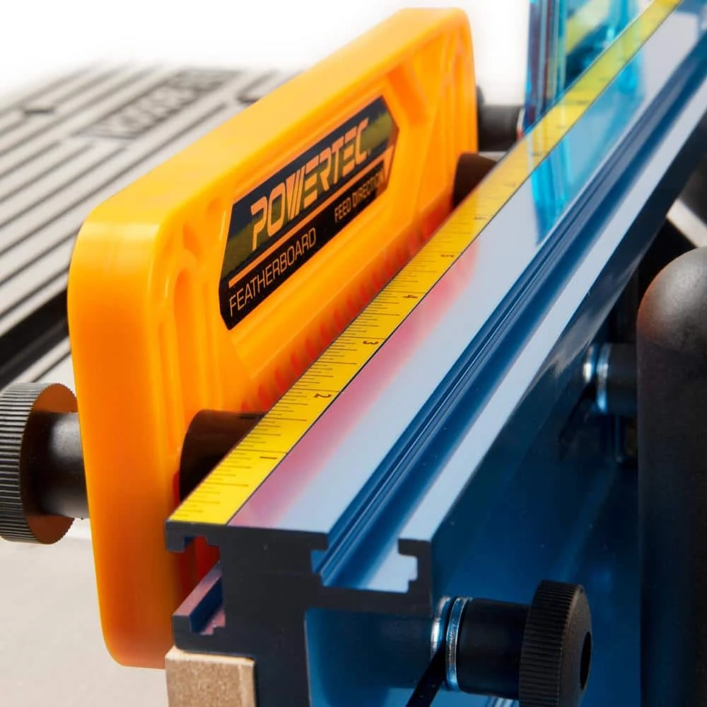 POWERTEC 3-3/8 in. Tall 24 in. L Deluxe Router Table Fence System 9 POWERTEC 3-3/8 in. Tall 24 in. L Deluxe Router Table Fence System - Image 7