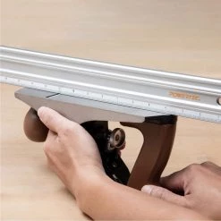 POWERTEC 50 in. Anodized Aluminum Straight Edge Ruler, Metal Machined Flat to Within 0.003 in. Over Full 50 in. -Cheap POWERTEC Store powertec rulers and yardsticks 71503 76 1000