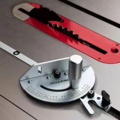 POWERTEC Aluminum Deluxe Miter Gauge for Table Saw, Miter Guide with 120 Angle Stops -Cheap POWERTEC Store powertec saw accessories 71143 44 1000