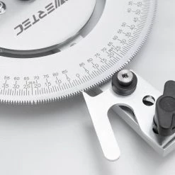 POWERTEC Aluminum Deluxe Miter Gauge for Table Saw, Miter Guide with 120 Angle Stops -Cheap POWERTEC Store powertec saw accessories 71143 4f 1000