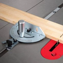 POWERTEC Aluminum Deluxe Miter Gauge for Table Saw, Miter Guide with 120 Angle Stops -Cheap POWERTEC Store powertec saw accessories 71143 fa 1000