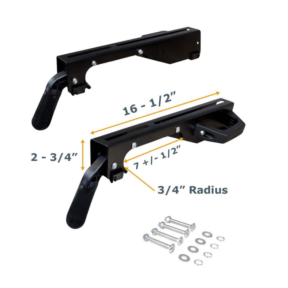 POWERTEC Miter Saw Stand Mounting Bracket Assembly (Set of 2) 6 POWERTEC Miter Saw Stand Mounting Bracket Assembly (Set of 2) - Image 4