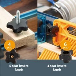 POWERTEC T-Track Jig Hardware Kit (129-Piece) -Cheap POWERTEC Store powertec saw tracks 71128 1f 1000