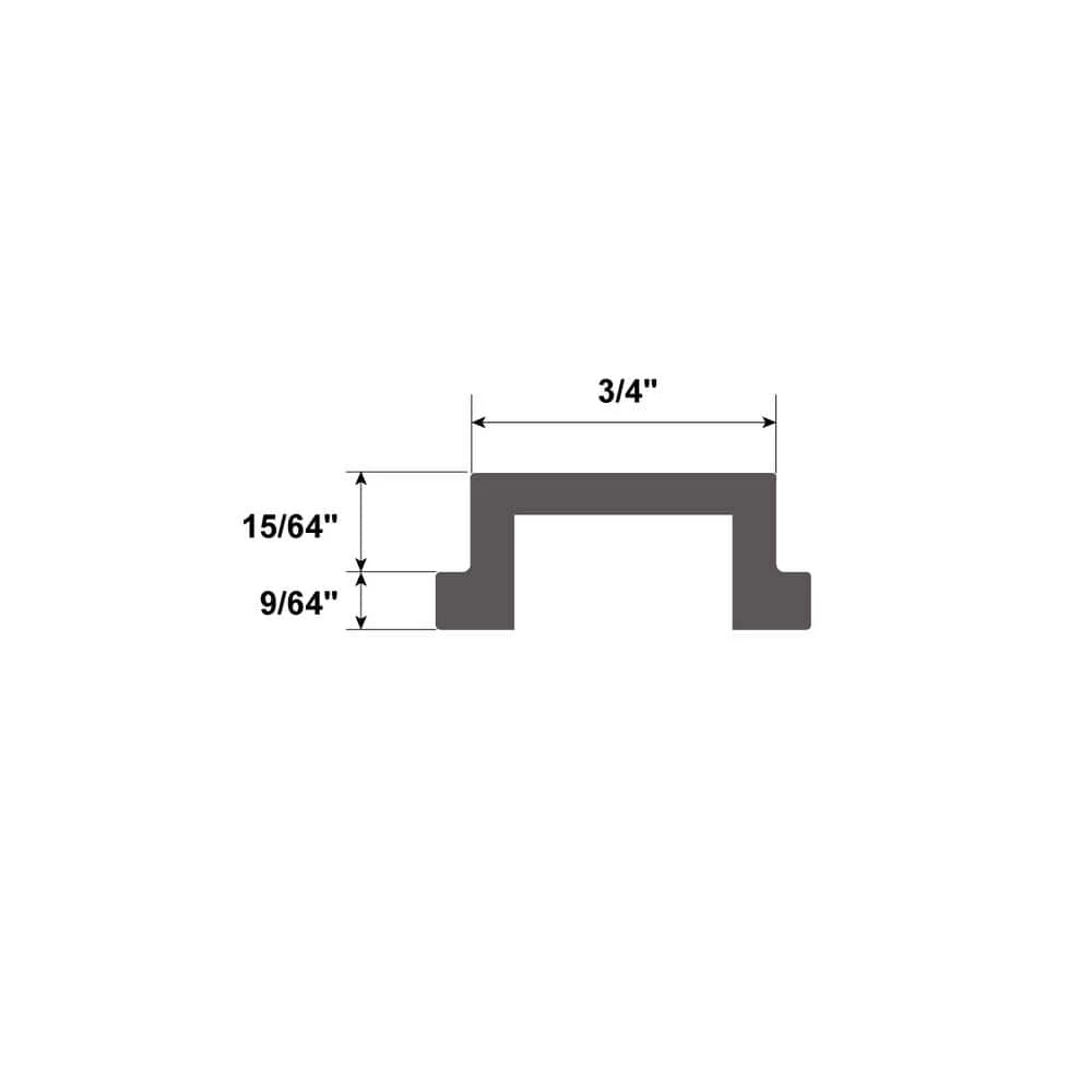 POWERTEC 48 in. Aluminum Miter T-Track with Miter T-Bar 8 POWERTEC 48 in. Aluminum Miter T-Track with Miter T-Bar - Image 6