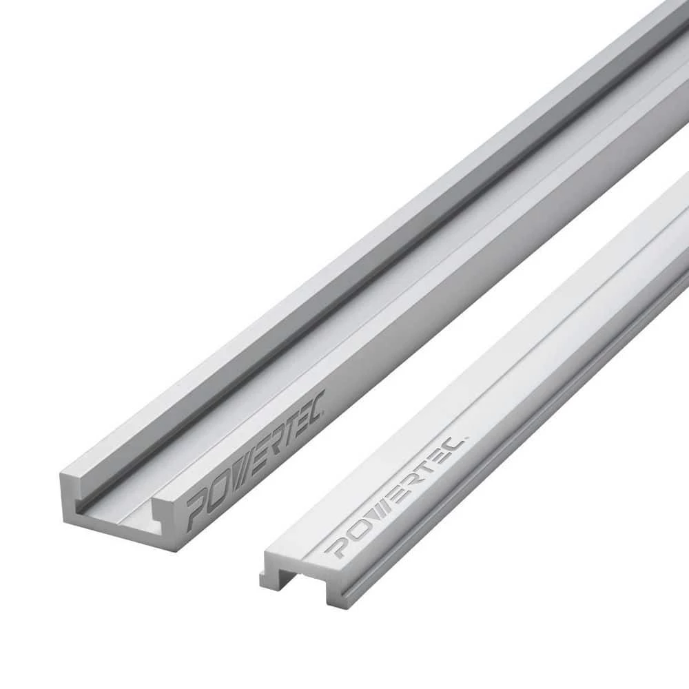POWERTEC 48 in. Aluminum Miter T-Track with Miter T-Bar 3 POWERTEC 48 in. Aluminum Miter T-Track with Miter T-Bar