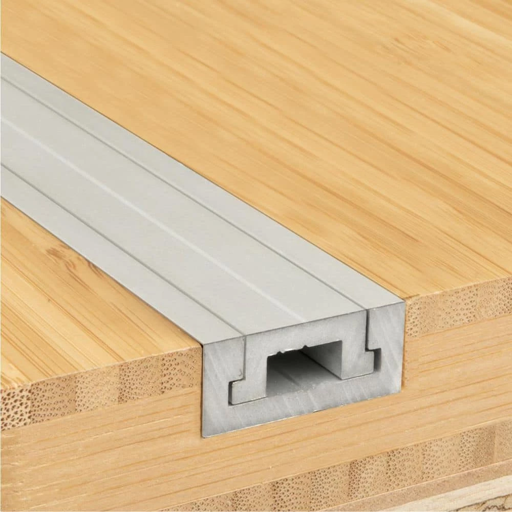 POWERTEC 48 in. Aluminum Miter T-Track with Miter T-Bar 9 POWERTEC 48 in. Aluminum Miter T-Track with Miter T-Bar - Image 7