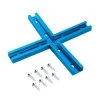 POWERTEC T-Track Intersection Kit with Wood Screws -Cheap POWERTEC Store powertec saw tracks 71209 64 1000