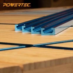 POWERTEC 36 in. Double-Cut Profile Universal T-Track with Predrilled Mounting Holes (4-Pack) 15 POWERTEC 36 in. Double-Cut Profile Universal T-Track with Predrilled Mounting Holes (4-Pack) -Cheap POWERTEC Store powertec saw tracks 71372 76 1000