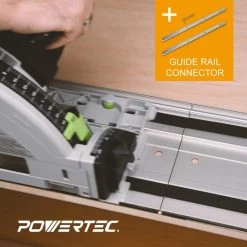 POWERTEC 55 in. Track Saw Guide Rail with Connector for Makita or Festool Track Saw (2-Pack) 15 POWERTEC 55 in. Track Saw Guide Rail with Connector for Makita or Festool Track Saw (2-Pack) -Cheap POWERTEC Store powertec saw tracks 71387 31 1000