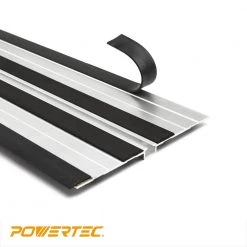 POWERTEC 55 in. Extruded Aluminum Track for DeWalt TrackSaw Replacement, DeWalt Track Rail Woodworking Tool -Cheap POWERTEC Store powertec saw tracks 71388 4f 1000