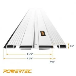 POWERTEC 55 in. Aluminum Extruded Guide Rail Joining Set for Woodworking Projects Compatible with Bosch Track Saws -Cheap POWERTEC Store powertec saw tracks 71573 76 1000