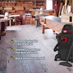 POWERTEC 15 Gal.-25 Gal. Filter Bag Replacement for Shop Vac 9067300 Vacuum (6-Pack) -Cheap POWERTEC Store powertec shop vacuum attachments 75025 p3 44 1000