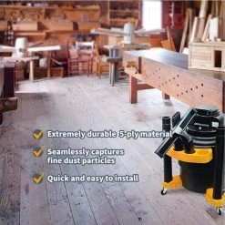 POWERTEC Self-Cleaning Fleece Bag Replacement for Dustless Technologies Wet Dry Vacuums (3-Pack) 13 POWERTEC Self-Cleaning Fleece Bag Replacement for Dustless Technologies Wet Dry Vacuums (3-Pack) -Cheap POWERTEC Store powertec shop vacuum attachments 75054 fa 1000 1