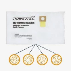 POWERTEC 16 Gal. Filter Bags for Wet Dry Vacuum (6-Pack) -Cheap POWERTEC Store powertec shop vacuum attachments 75054 p2 44 1000