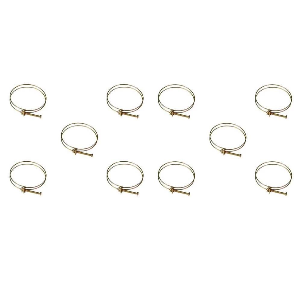 POWERTEC 2-1/2 in. Double Wire Hose Clamp (10-Pack) 5 POWERTEC 2-1/2 in. Double Wire Hose Clamp (10-Pack) - Image 3