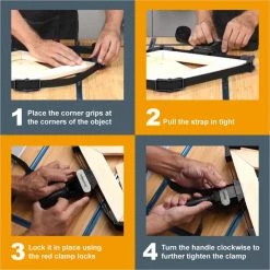 POWERTEC Band Clamp with Quick-Release Levers 11 POWERTEC Band Clamp with Quick-Release Levers -Cheap POWERTEC Store powertec specialty hand tools 71017 1f 1000