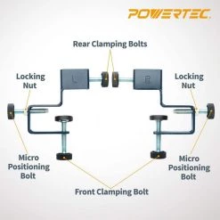 POWERTEC Drawer Front Installation Clamps Cabinet Hardware Jig Drawer Jig For Easy and Fast Drawer Front Panel Installation -Cheap POWERTEC Store powertec specialty hand tools 71181 4f 1000