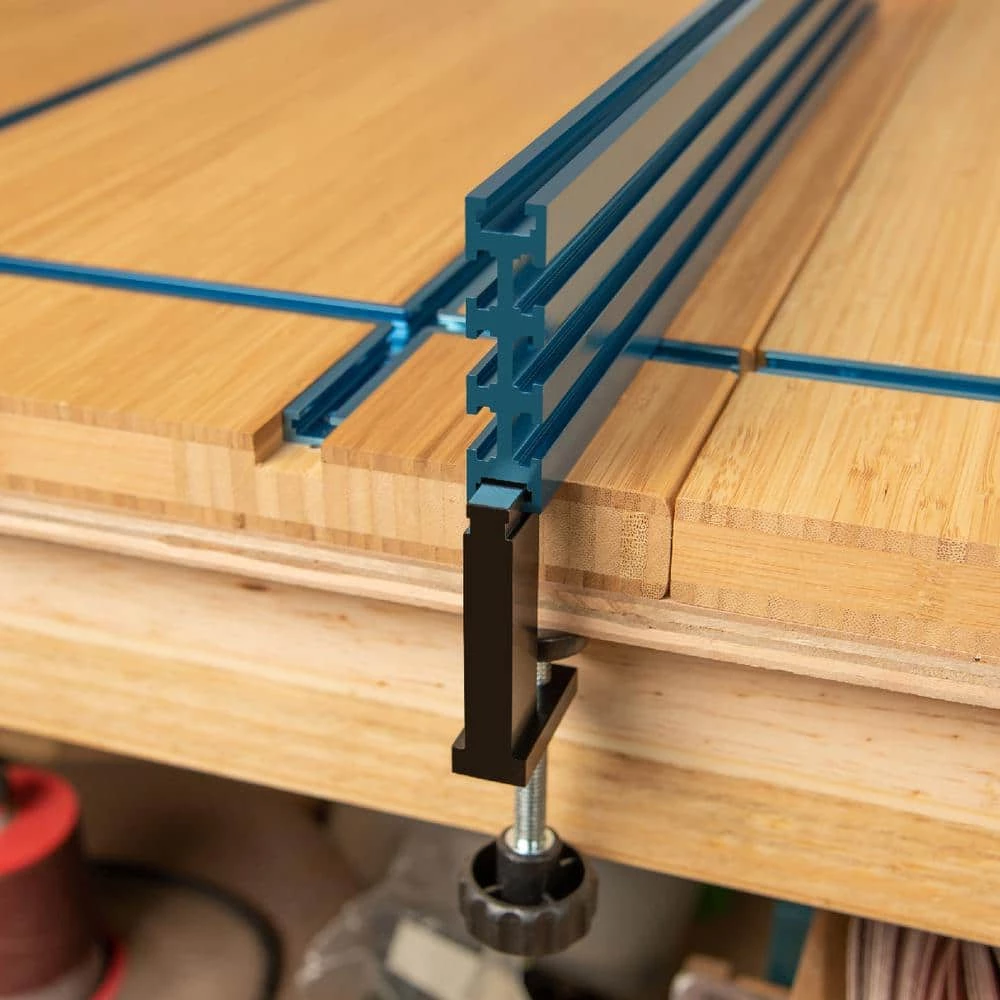 POWERTEC T-Track Clamp Vice Hold Down Clamps for T-Tracks Accepting 5/16 in. or Larger Hex Head Bolts (2-Pack) 6 POWERTEC T-Track Clamp Vice Hold Down Clamps for T-Tracks Accepting 5/16 in. or Larger Hex Head Bolts (2-Pack) - Image 4