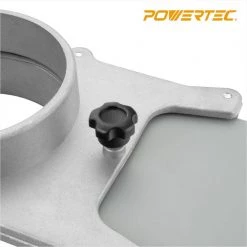 POWERTEC 6 in. Aluminum Blast Gate -Cheap POWERTEC Store powertec specialty power tool accessories 70227 1f 1000