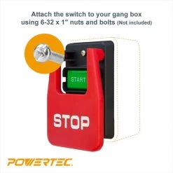 POWERTEC 110/220-Volt Paddle Switch -Cheap POWERTEC Store powertec specialty power tool accessories 71007 fa 1000