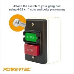 POWERTEC 110/220-Volt Single Phase On/Off Switch 11 POWERTEC 110/220-Volt Single Phase On/Off Switch -Cheap POWERTEC Store powertec specialty power tool accessories 71008 1f 1000