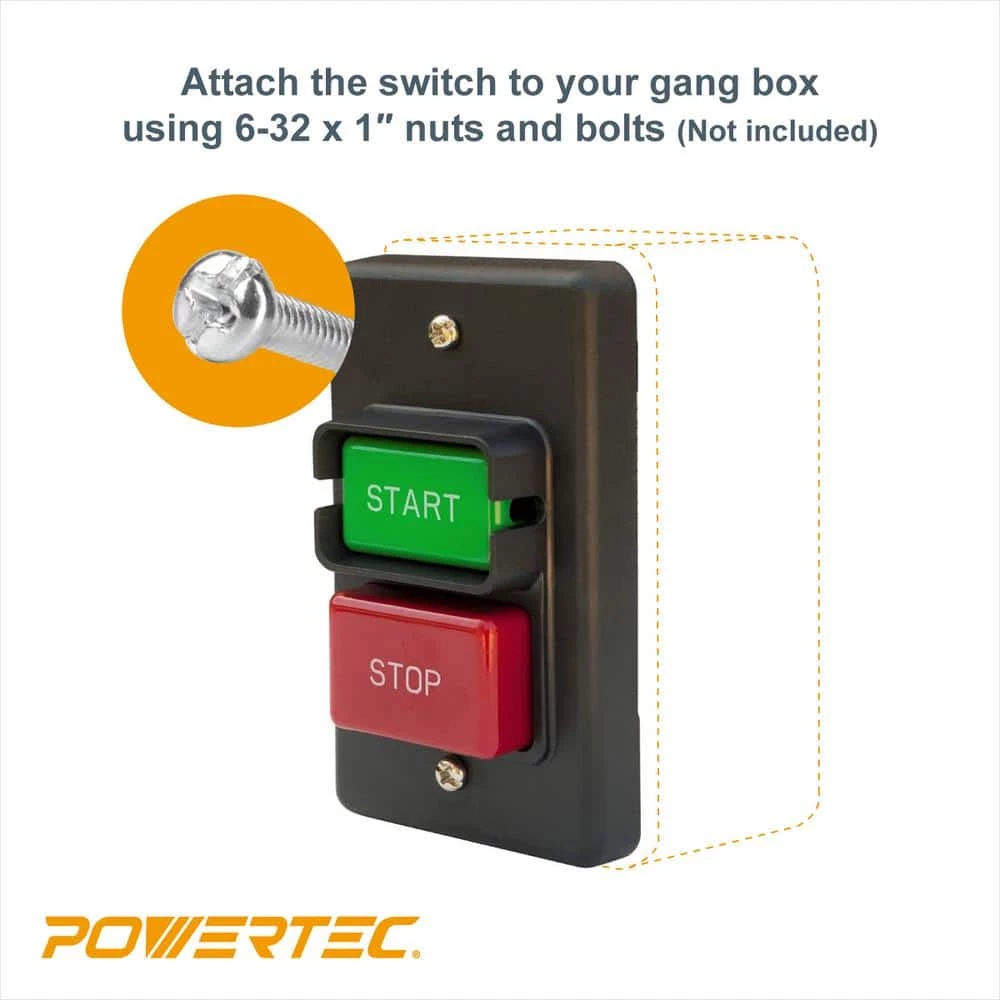 POWERTEC 110/220-Volt Single Phase On/Off Switch 6 POWERTEC 110/220-Volt Single Phase On/Off Switch - Image 4