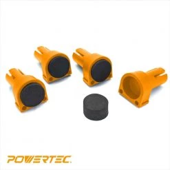 POWERTEC Deluxe Bench Dog Non Marring Durable Nylon with Grommet Bench Brake Inserts for 3/4 in. Dog Holes (8-Pack) -Cheap POWERTEC Store powertec specialty power tool accessories 71500 44 1000