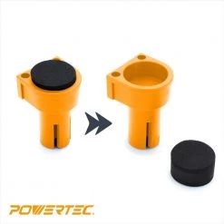 POWERTEC Deluxe Bench Dog Non Marring Durable Nylon with Grommet Bench Brake Inserts for 3/4 in. Dog Holes (8-Pack) -Cheap POWERTEC Store powertec specialty power tool accessories 71500 4f 1000