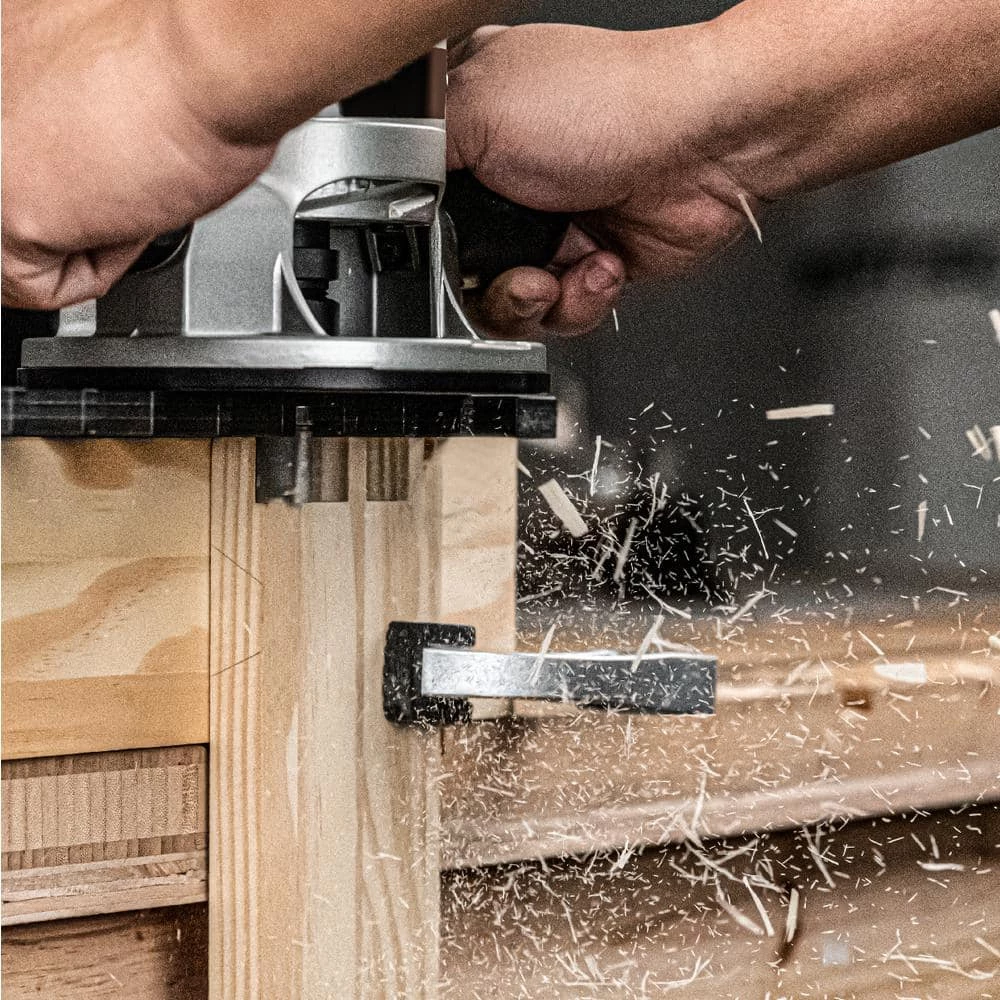 POWERTEC 15 in. Dovetail Jig System with Phenolic Template, Straight Edge Router Bit, Dovetail Bit and Mounting Hardware 8 POWERTEC 15 in. Dovetail Jig System with Phenolic Template, Straight Edge Router Bit, Dovetail Bit and Mounting Hardware - Image 6