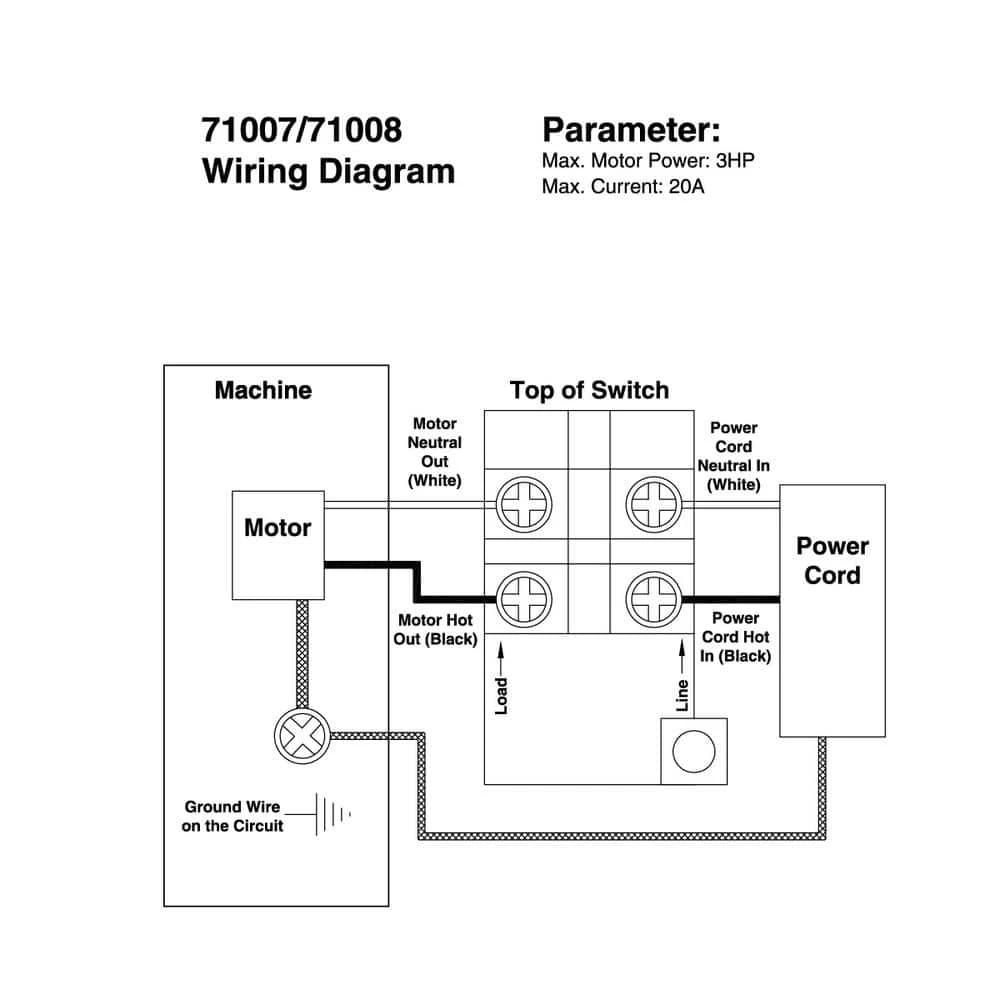 POWERTEC 110-Volt/220-Volt Paddle Switch with Single Gang Box Screws Installation Hardware Kit 9 POWERTEC 110-Volt/220-Volt Paddle Switch with Single Gang Box Screws Installation Hardware Kit - Image 7