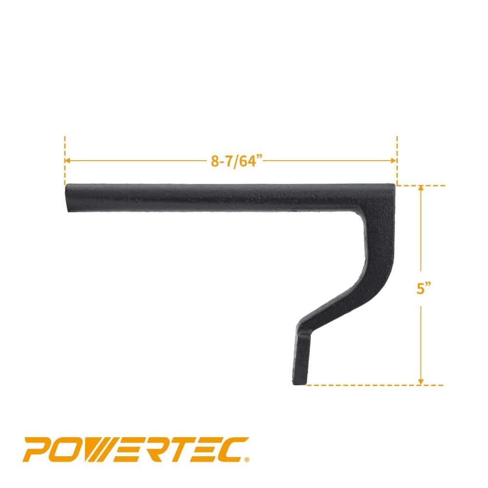 POWERTEC 8 in. Workbench Holdfast Woodworking Clamps (Set of 2) 6 POWERTEC 8 in. Workbench Holdfast Woodworking Clamps (Set of 2) - Image 4