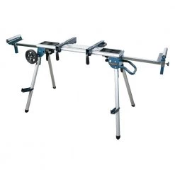 POWERTEC Deluxe Rolling Miter Saw Stand with Trays