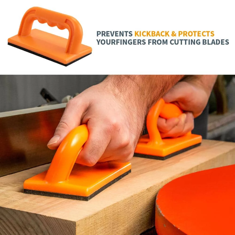 POWERTEC Plastic Safety Push Block and Stick Set (5-Piece) 5 POWERTEC Plastic Safety Push Block and Stick Set (5-Piece) - Image 3