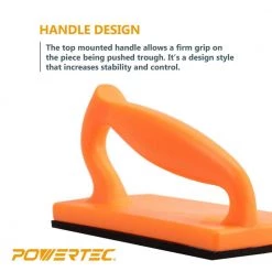 POWERTEC Straight Handle Push Block -Cheap POWERTEC Store powertec workbench accessories 71031 1f 1000